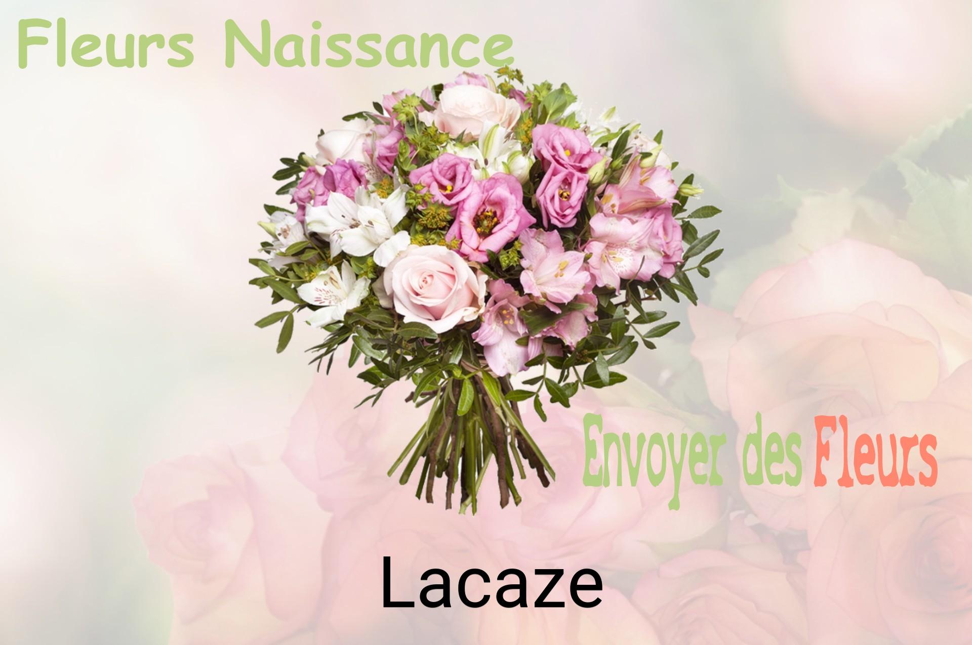 Bouquet de fleurs de naissance livré à Lacaze
